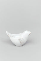 Set of 3 Rustic Ceramic Pigeon Tealight Holders - G Decor