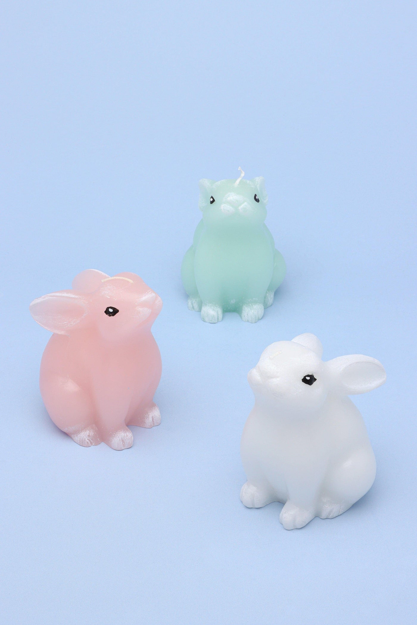G Decor Candles Set of 3 Scented Alfie Cute Easter Bunny 3D Candles