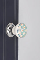 Divine Will Patterned Ceramic Mortice Door Knobs — alternate view, G Decor