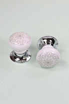 Success Ceramic Mortice Door Knobs with Chrome Base — view 5, G Decor