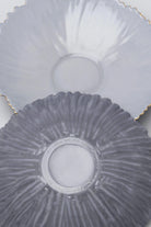Asteria Sculpted Ceramic Serving Bowl in Grey — alternate view, G Decor
