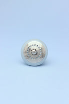 Silver Applique I Ceramic Cabinet Knob — close-up view, G Decor