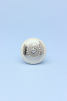 Silver Applique I Ceramic Door Knobs Cupboard Drawer Pull Door Handles - G Decor