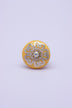 Silver Applique III Ceramic Cabinet Knob in Colour — alternate view, G Decor