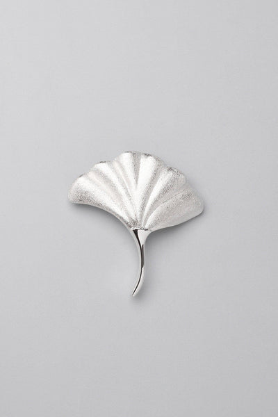 Gdecorstore Cabinet Knobs & Handles Silver Single Silver Leaves Door Knobs