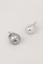 Silver Sweet Praline Crackle Ceramic Cabinet Knob in Chrome — G Decor