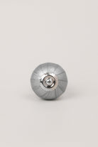 Silver Sweet Praline Crackle and Metallic Chrome Door Knob - G Decor