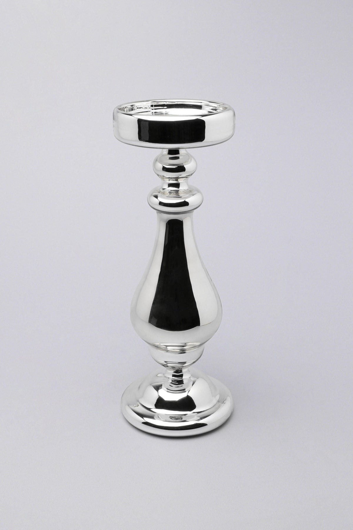 Silvermere Silberglas Kerzenhalter, 3er-Set
