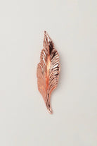 Small Naturalé No.02 Rose Gold Leaf Cabinet Pull — view 5, G Decor