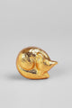 Snuggly Sleeping Fox Brass Jewellery Knob - G Decor