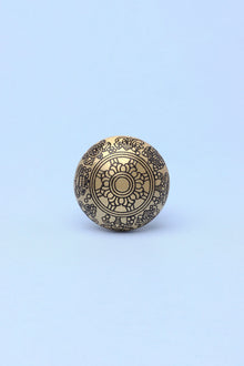Soleil Royale Polished Brass Cabinet Knob