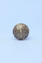 Soleil Royale Polished Brass Cabinet Knob — close-up view, G Decor