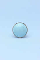 Stylish Ceramic and Metal Cabinet Knob — close-up view, G Decor