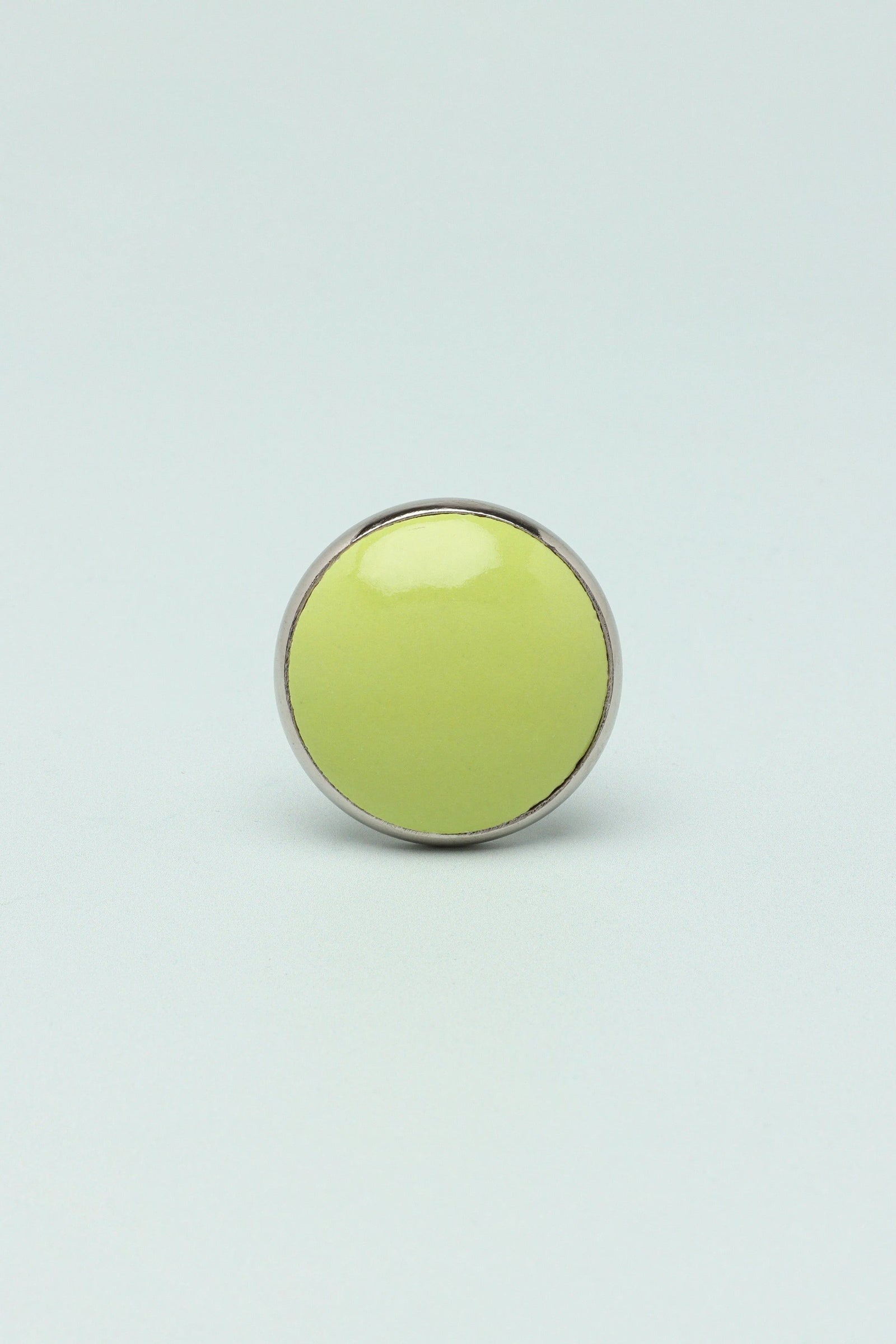Stylish Ceramic and Metal Cabinet Knob in Colour — alternate view, G Decor