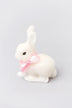 Sugar Pastel Bunny Scented Candle with Ribbon Bow — close-up view, G Decor