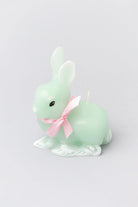 Sugar Pastel Bunny Scented Candle with Ribbon Bow — alternate view, G Decor