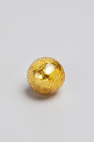 Sweet Praline Crackle Round Ceramic Cabinet Knob — close-up view, G Decor