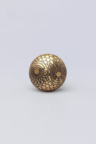 Windsor Bloom Brass Cabinet Knob — alternate view, G Decor