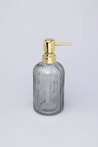 Vienna Three-Piece Grey Glass Bathroom Accessory Set — alternate view, G Decor