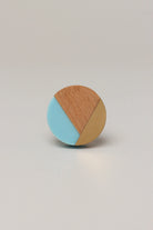 Three-Tone Wood Resin and Brass Cabinet Knob — lifestyle view, G Decor
