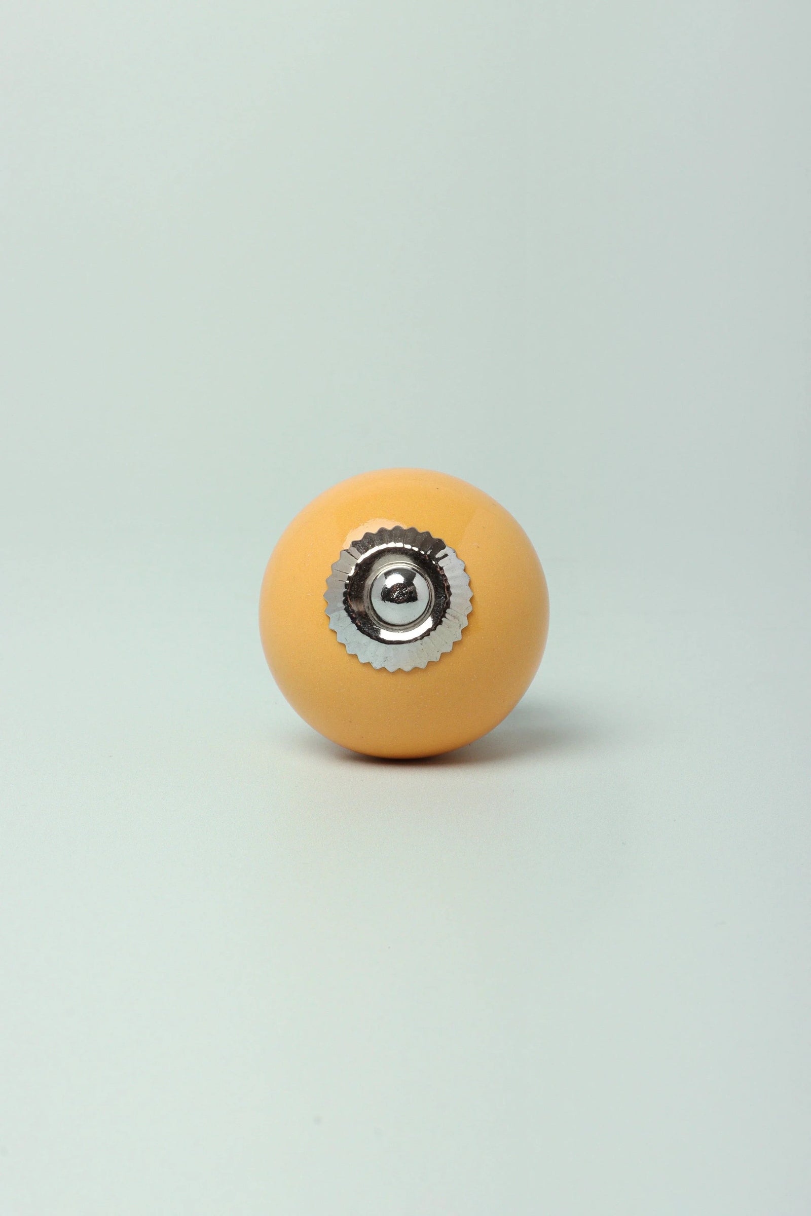 Timeless Hand-Painted Ceramic Cabinet Knob in Colour — close-up view, G Decor