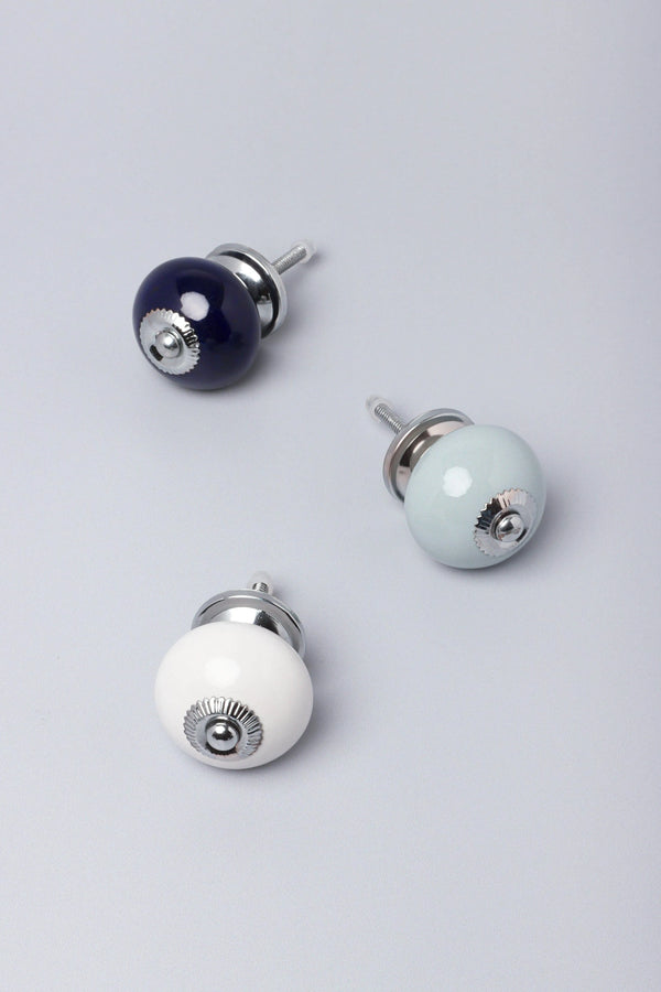 Timeless Hand-Painted Ceramic Cabinet Knob