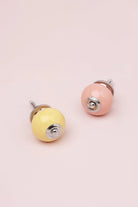 Timeless Hand-Painted Ceramic Cabinet Knob in Sunny Colours — G Decor