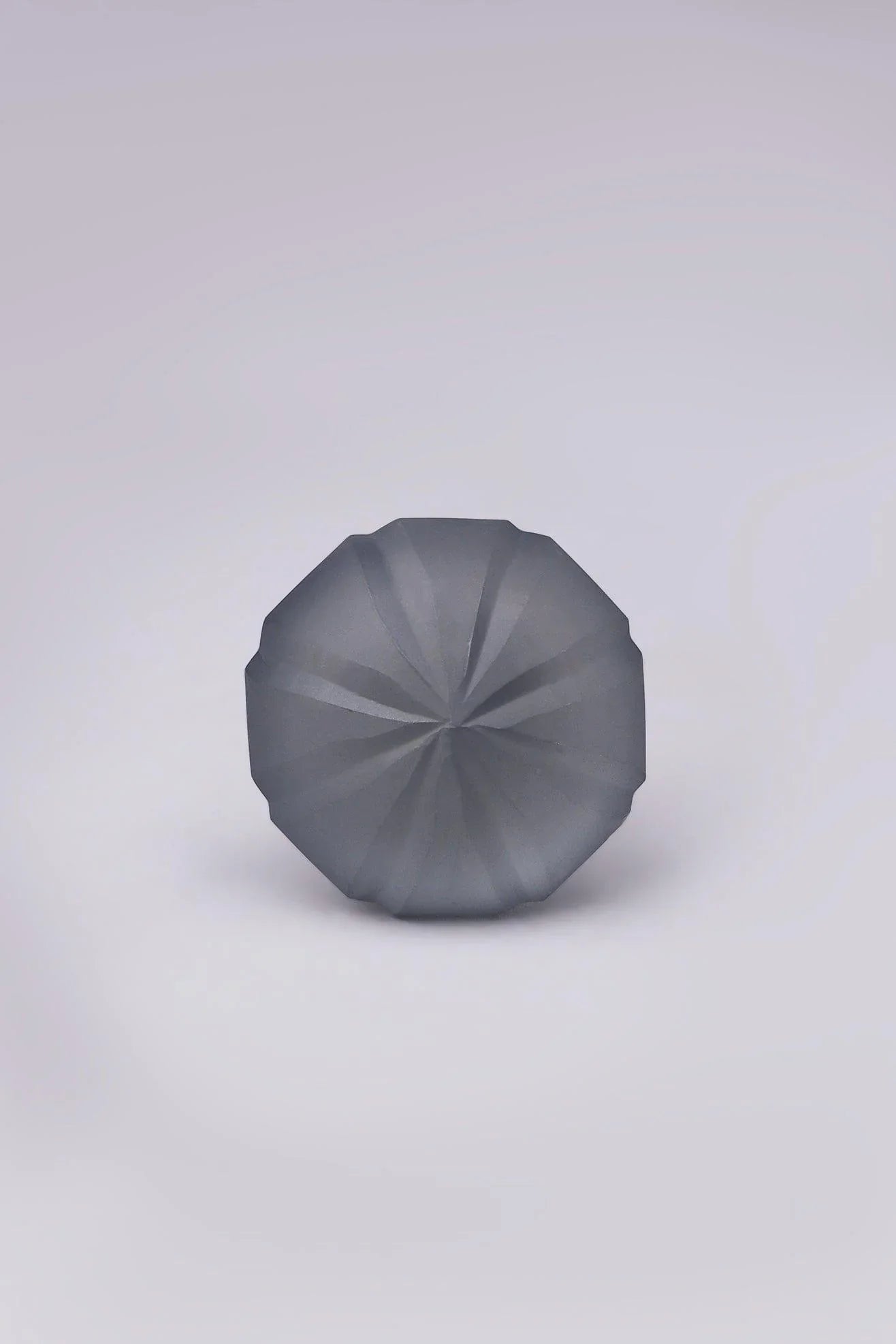 Tuscany Umbrella Matte Glass Cabinet Knob, Shadows — lifestyle view, G Decor