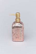 Two Piece Paris Silver or Rose Gold Mercury Glass Bathroom Set - G Decor