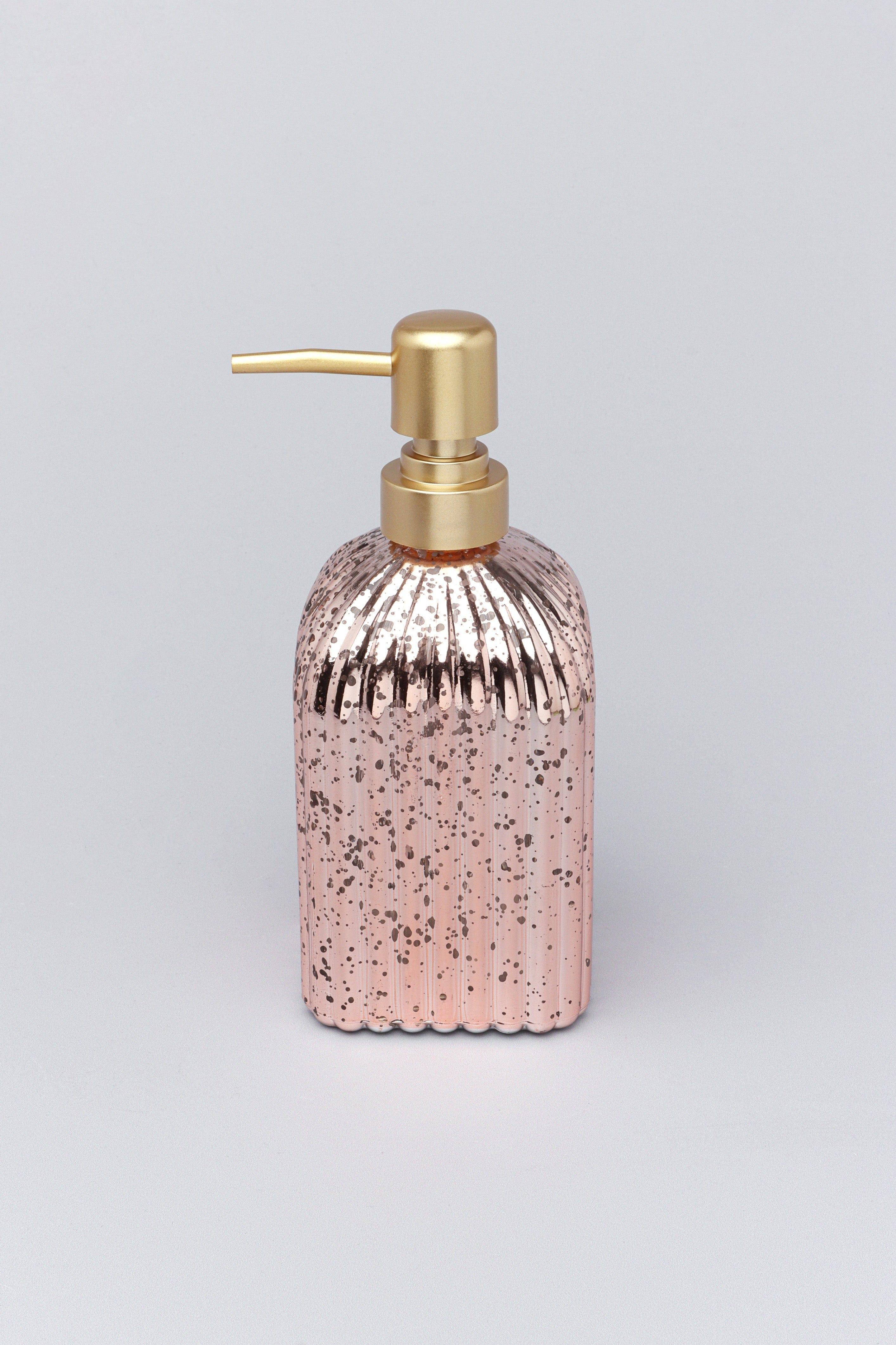 Two Piece Paris Silver or Rose Gold Mercury Glass Bathroom Set - G Decor