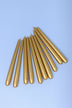 Velaré Golden Hour Tall Opaline Taper Candles — alternate view, G Decor