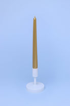 Velaré Golden Hour Tall Opaline Taper Candles — close-up view, G Decor