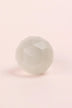 Velvet Glow Gemstone Glass Cabinet Pull Knob in Noir — close-up view, G Decor