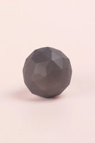 Velvet Glow Gemstone Glass Cabinet Pull Knob in Noir — lifestyle view, G Decor