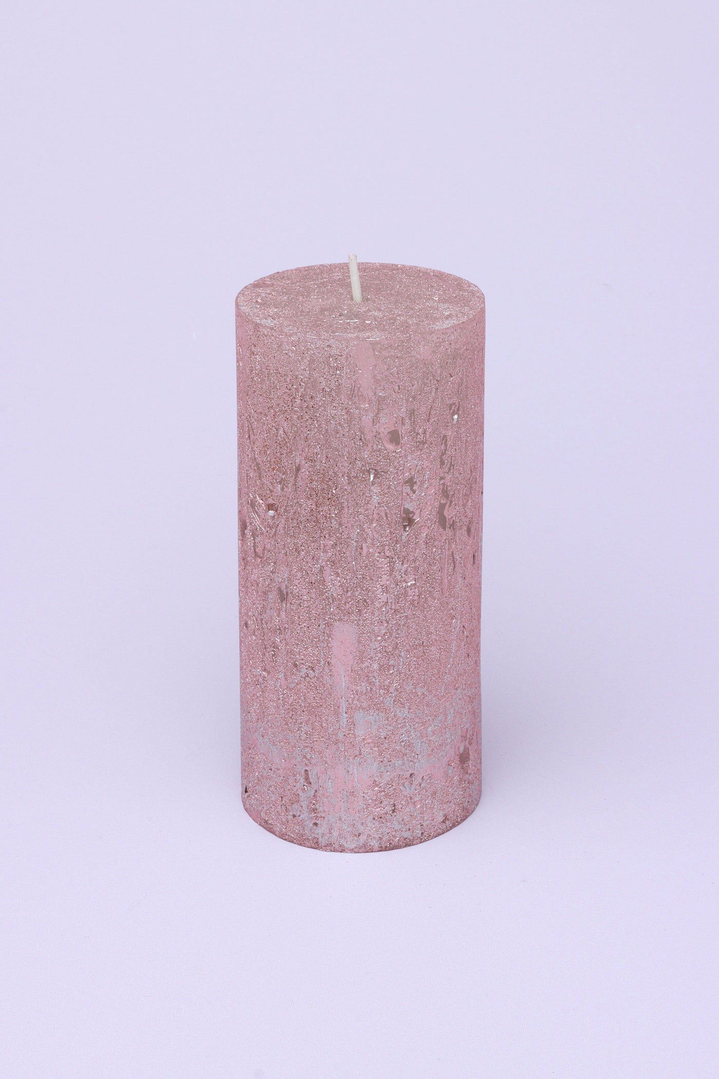 Gdecorstore Candles Rose gold / Large Vivian Antique Marble Rose Gold Aged Two Tone Pillar Candle