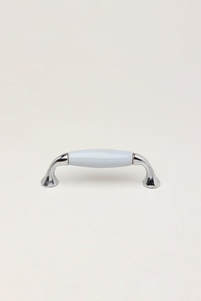 Gdecorstore Cabinet Knobs & Handles Grey White or Grey Ceramic Kitchen Cupboard Pull Handles