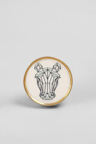 Wild Animal Brass Door Knob Decorative Cupboard & Drawer Handle - G Decor