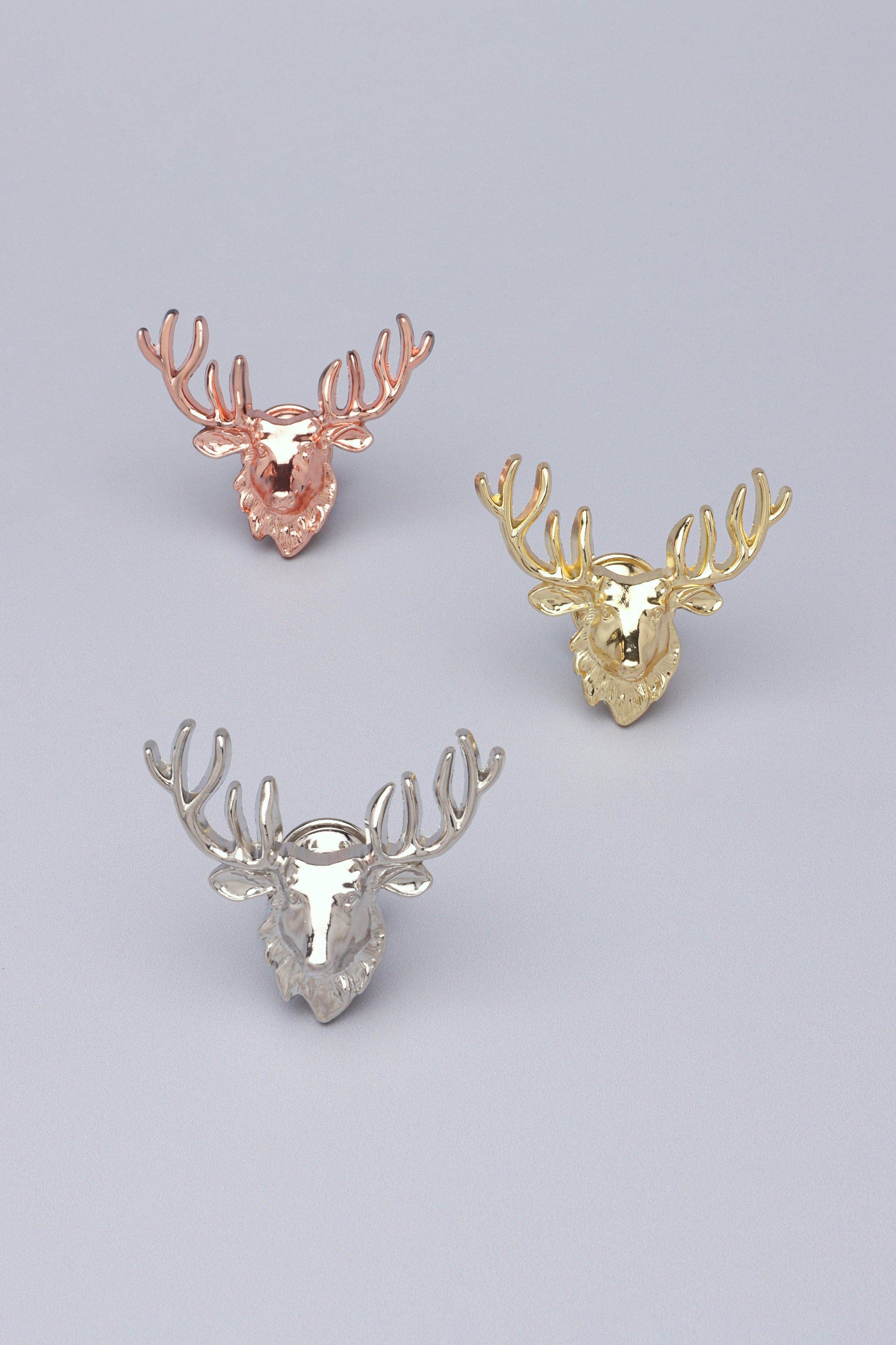 Wild Beauty Deer Knobs Perfect for Cabinets & Drawers - G Decor