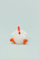 Farmhouse 3D Chicken Hen Candle in Yellow or White — alternate view, G Decor