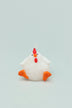 Farmhouse 3D Chicken Hen Candle in Yellow or White — alternate view, G Decor